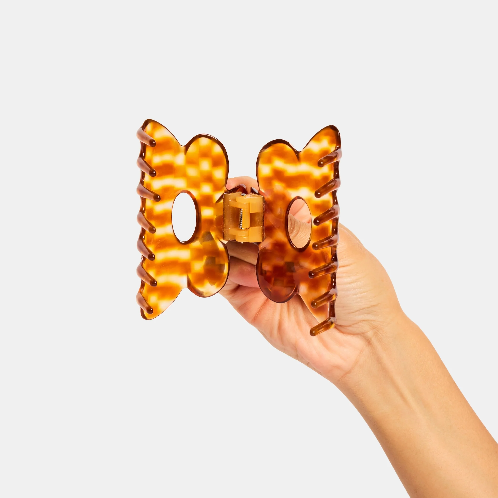 Flower Claw in Honey Check - Image 5